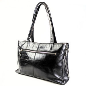Hobo Black Genuine Leather Tote Bag